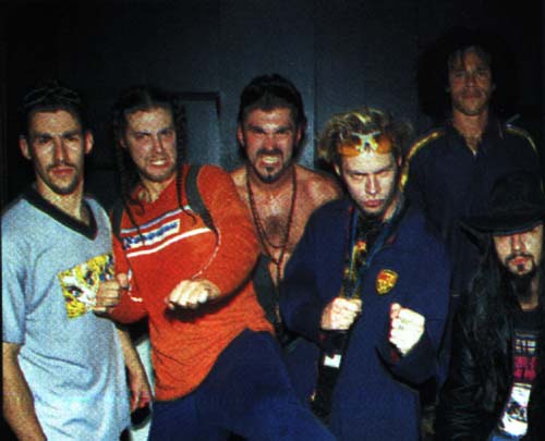 Rob w/his brother's band, Powerman 5000