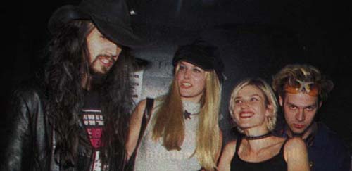 Rob with his girlfriend, Sheri, and Spider with his wife